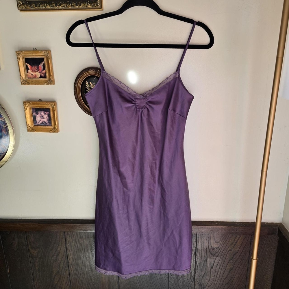 DARJEeLING French Satin Slip Dress